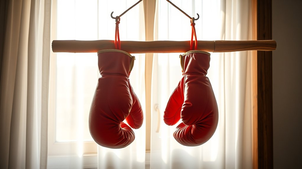 air gloves in ventilated space