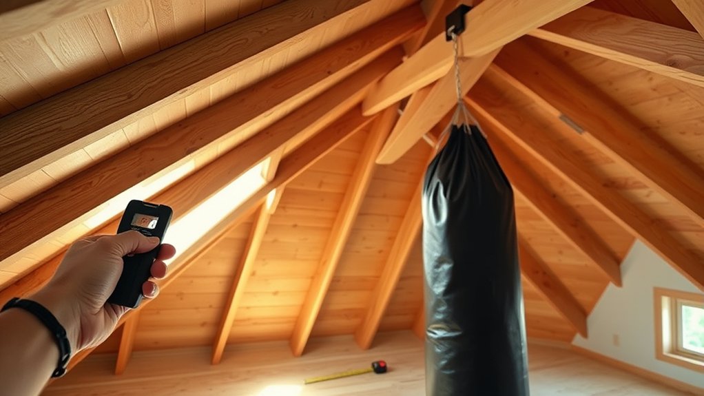securely hang punching bag